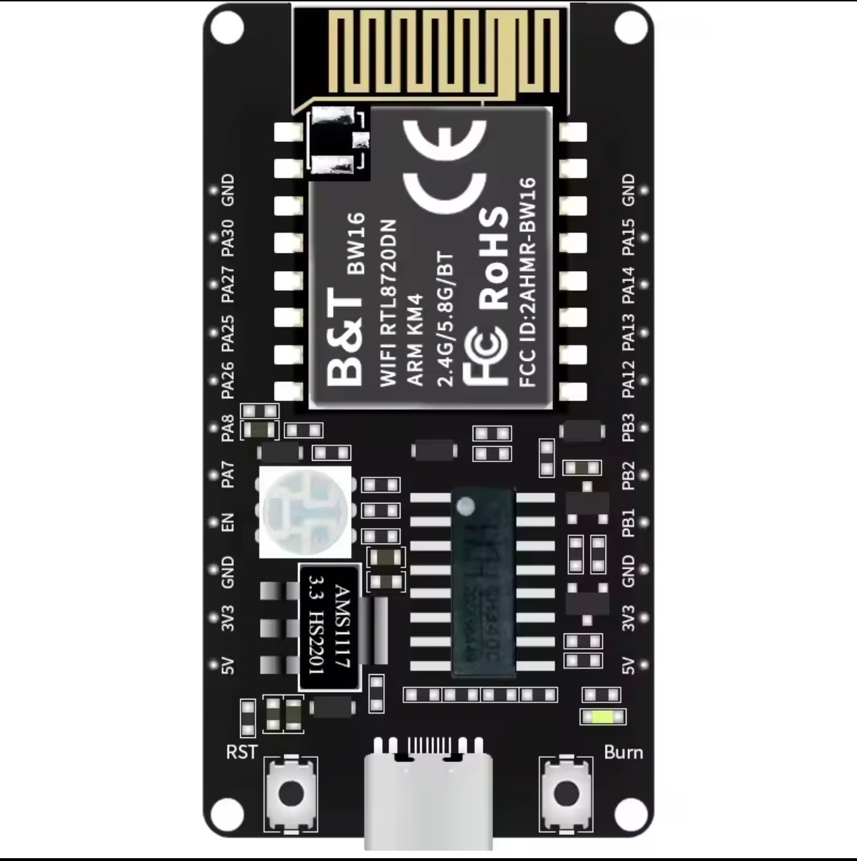 RTL8720DN Dual-Band WiFi 5.8Ghz