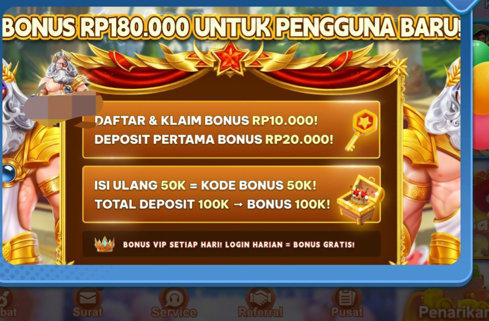 APK gacor bonus saldo tanpa deposit"Nikmati keseruan bermain APK gacor tanpa modal! Dapatkan bonus saldo tanpa deposit untuk memulai petualanganmu. Mainkan sekarang dan raih kemenangan besar tanpa risiko!