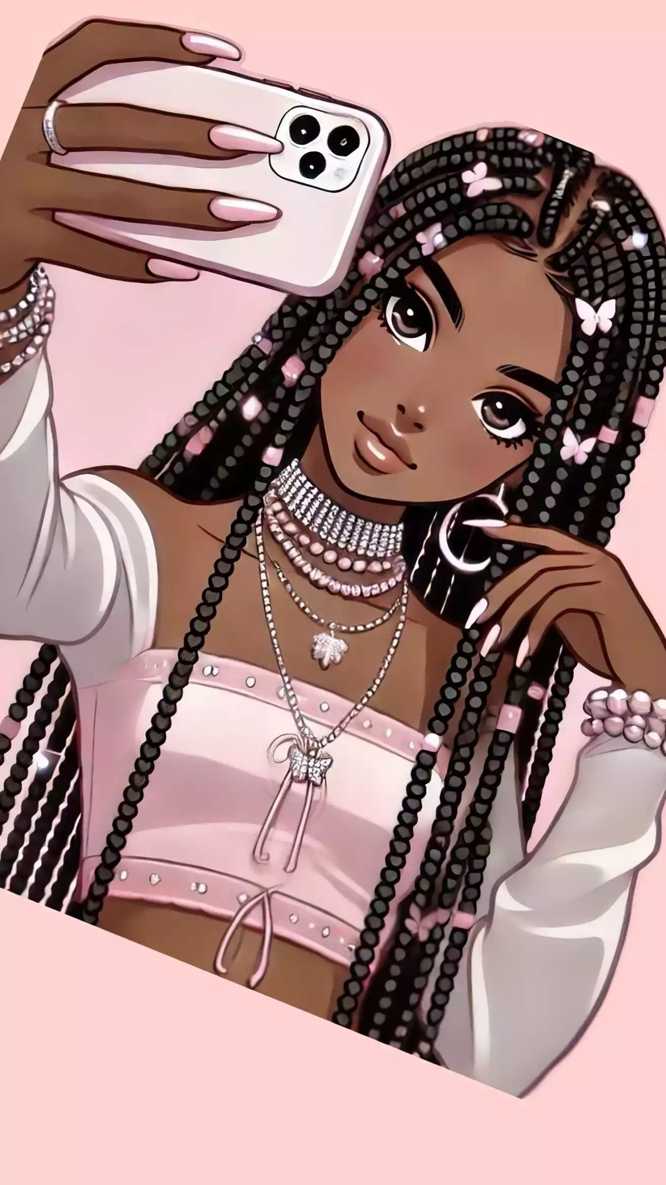 Cute girl baddie